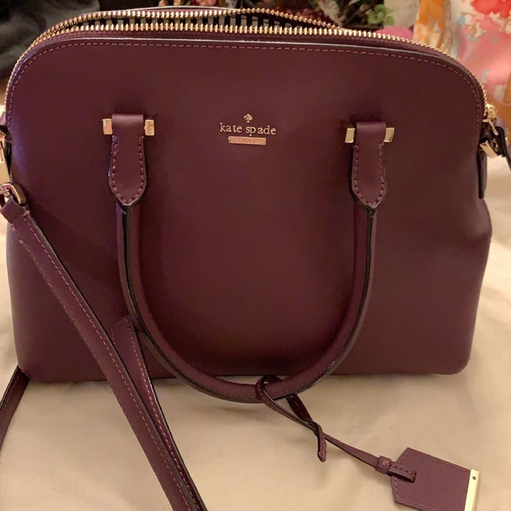 Dark purple Kate spade bag